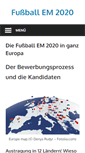 Mobile Screenshot of fussball-em-2020.com